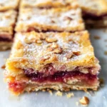 Apricot Raspberry Rugelach Bars