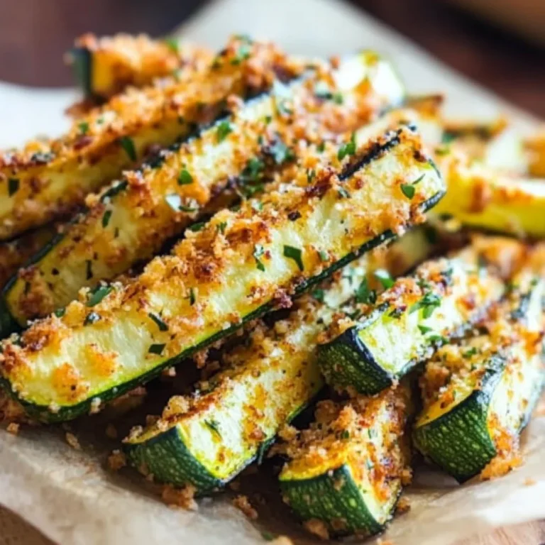 Baked Parmesan Zucchini Fries