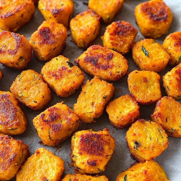 Baked Sweet Potato Zucchini Tots