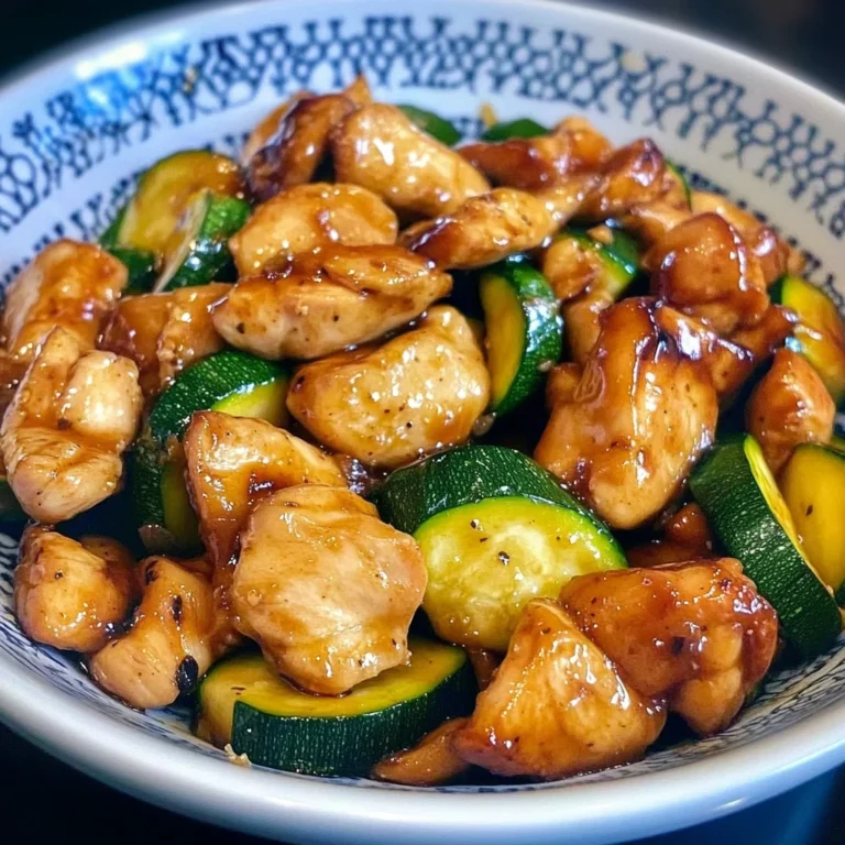 Chicken Zucchini Stir Fry