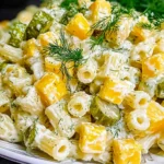 Dill Pickle Pasta Salad