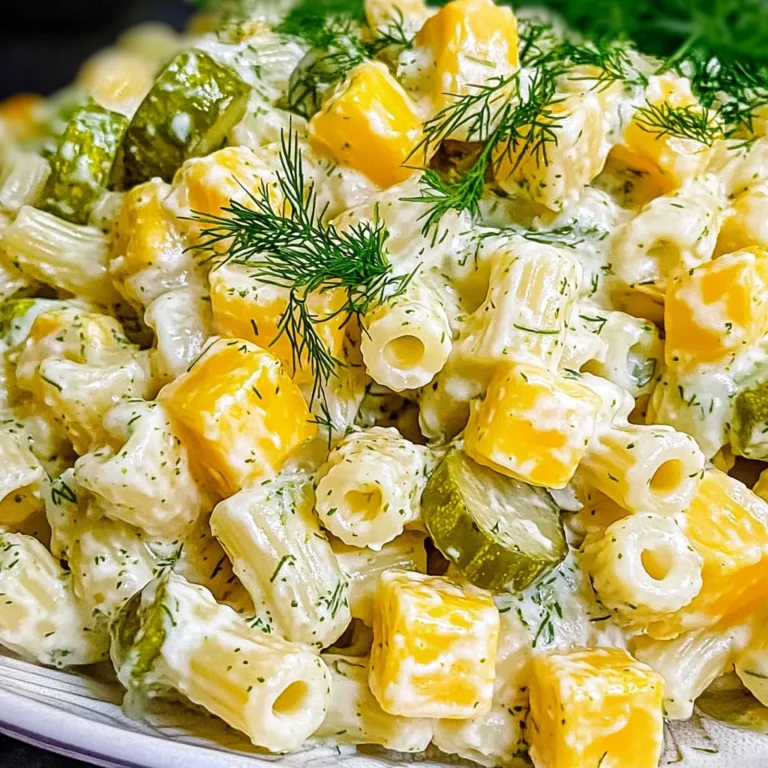 Dill Pickle Pasta Salad
