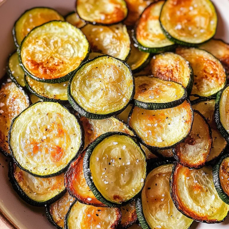 Easy Oven-Baked Zucchini Chips