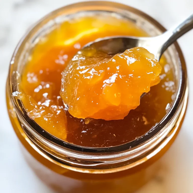 French Peach Jam Recipe