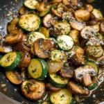 Skillet Zucchini and Mushrooms