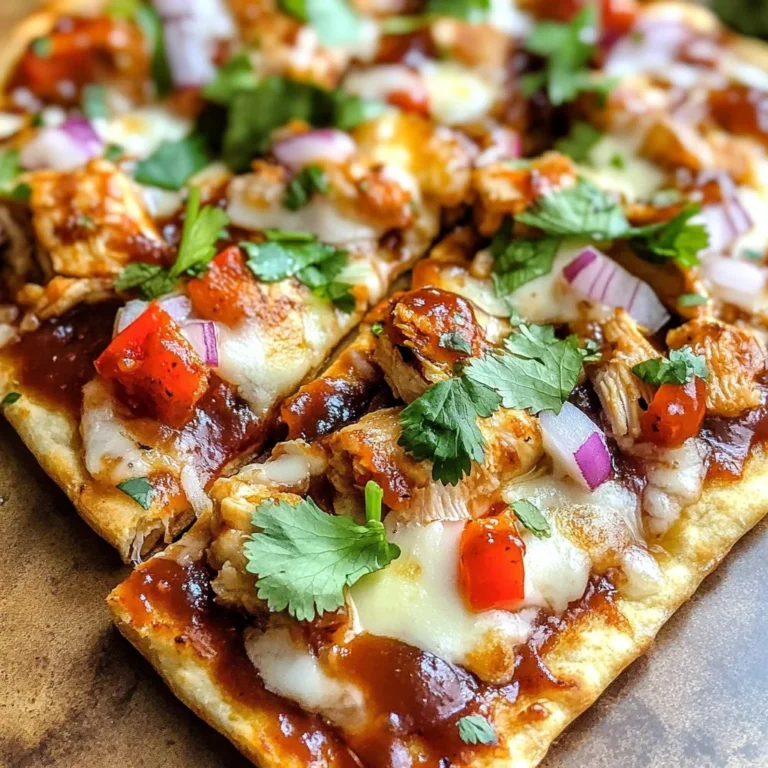 BBQ Chicken Flatbread