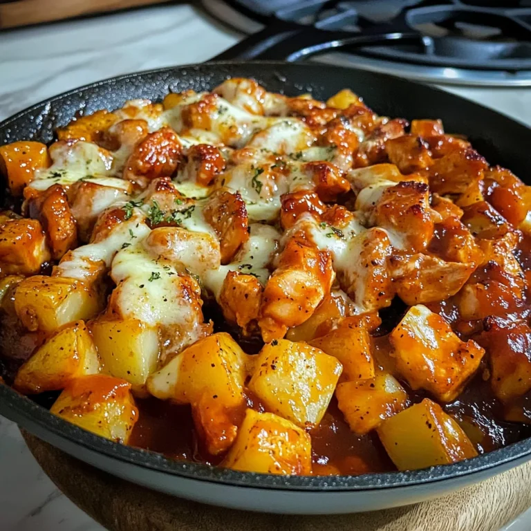 BBQ Chicken Potato Skillet