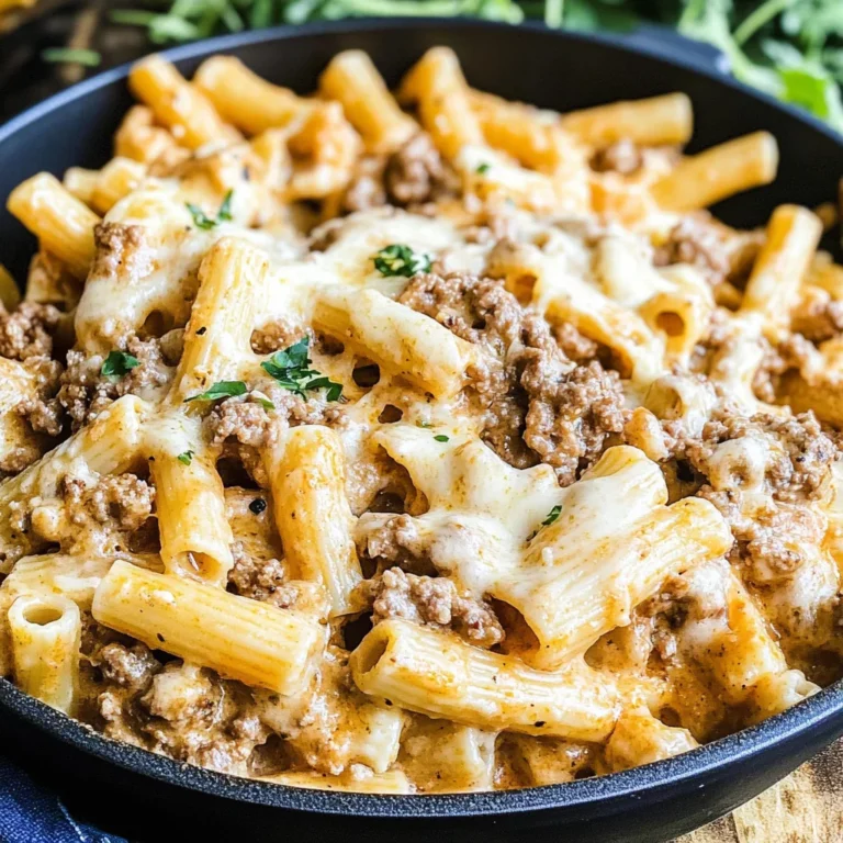 Cheeseburger Pasta