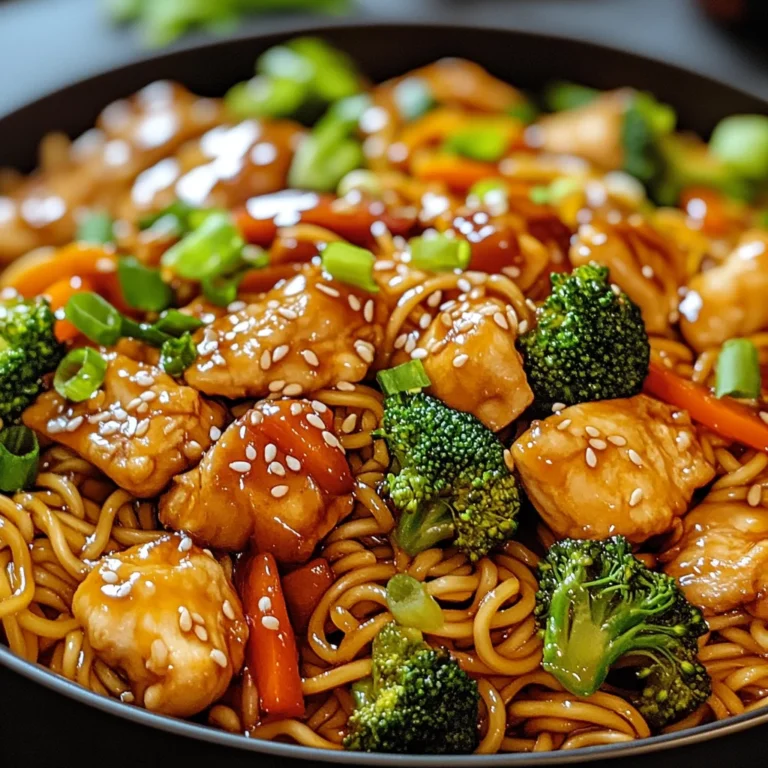 Chicken Teriyaki Noodles
