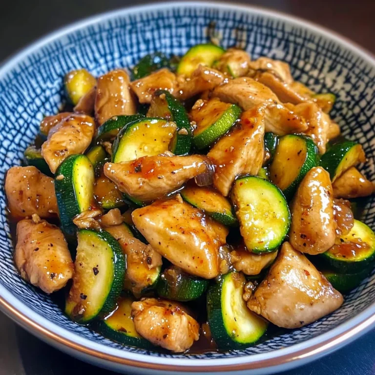 Chicken Zucchini Stir Fry