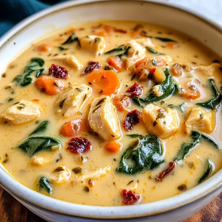 Creamy Tuscan Chicken Soup