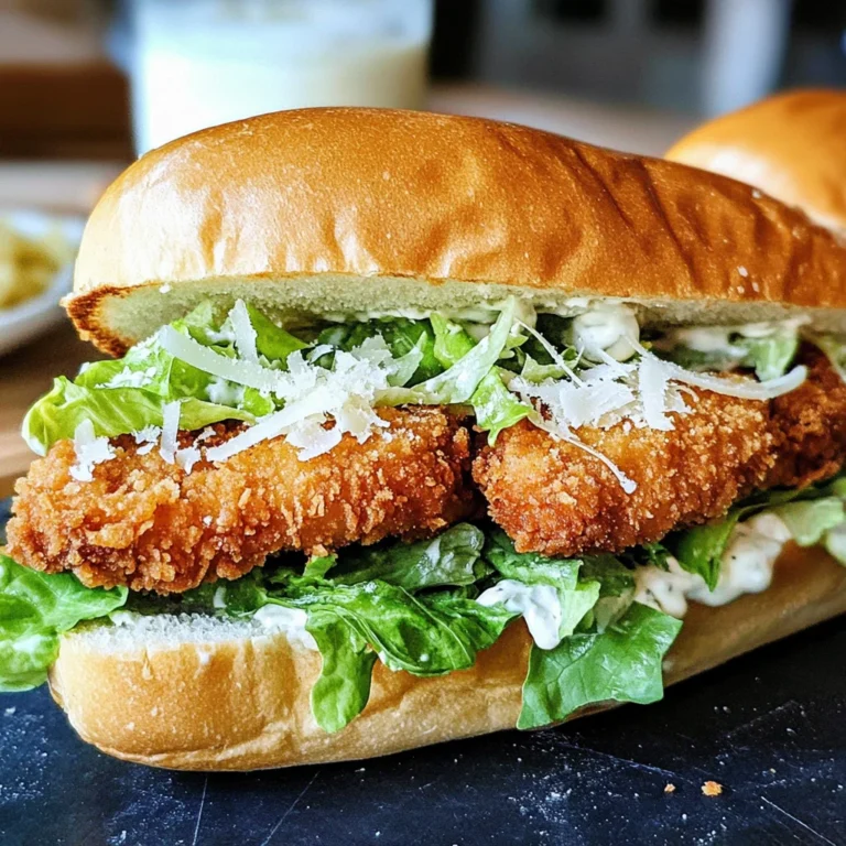 Crispy Chicken Caesar Sandwich