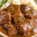 Crock Pot Cubed Steak (+Video)