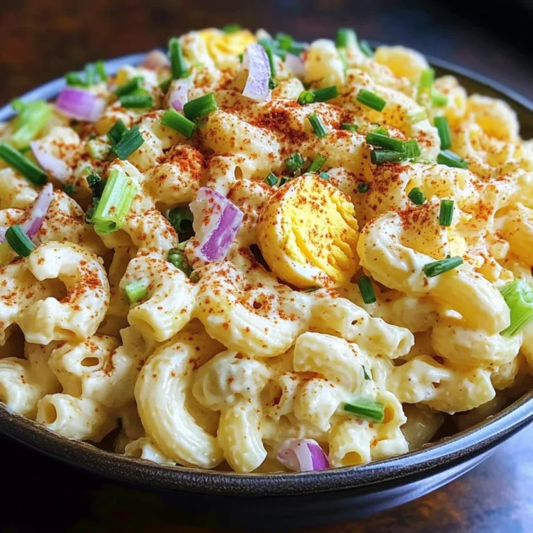 Deviled Egg Pasta Salad