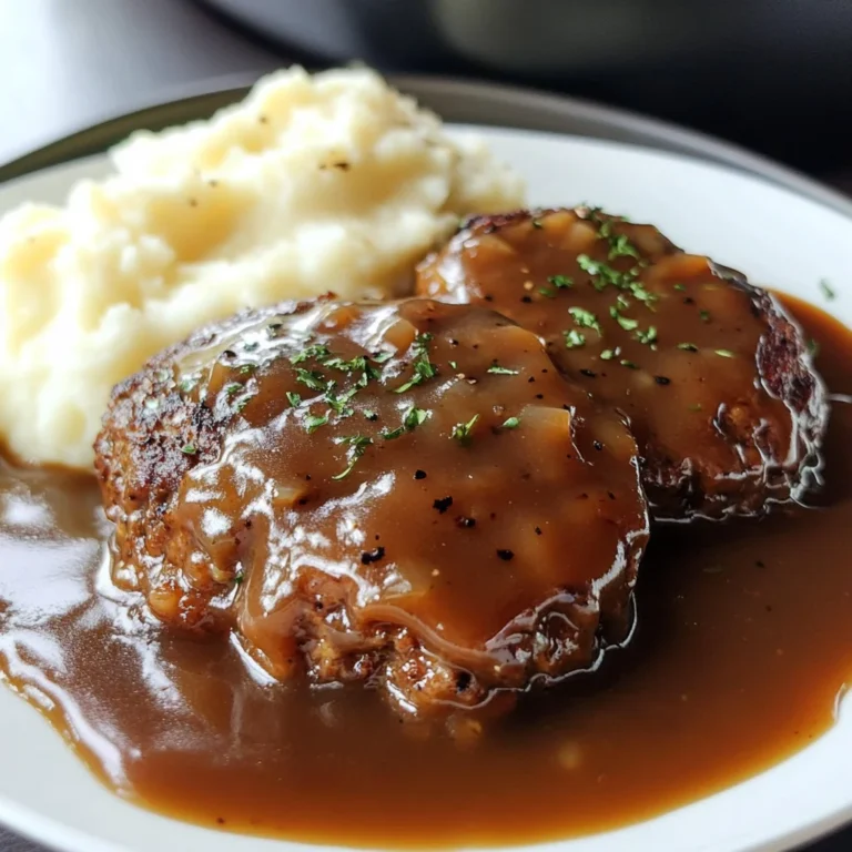 Easy Salisbury Steak Recipe