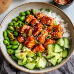 Honey Sriracha Salmon Bowls
