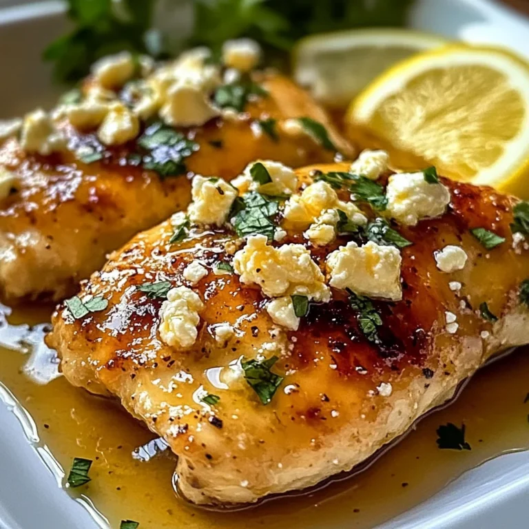 Hot Honey Feta Chicken Dish: A Deliciously Spicy and Savory Recipe