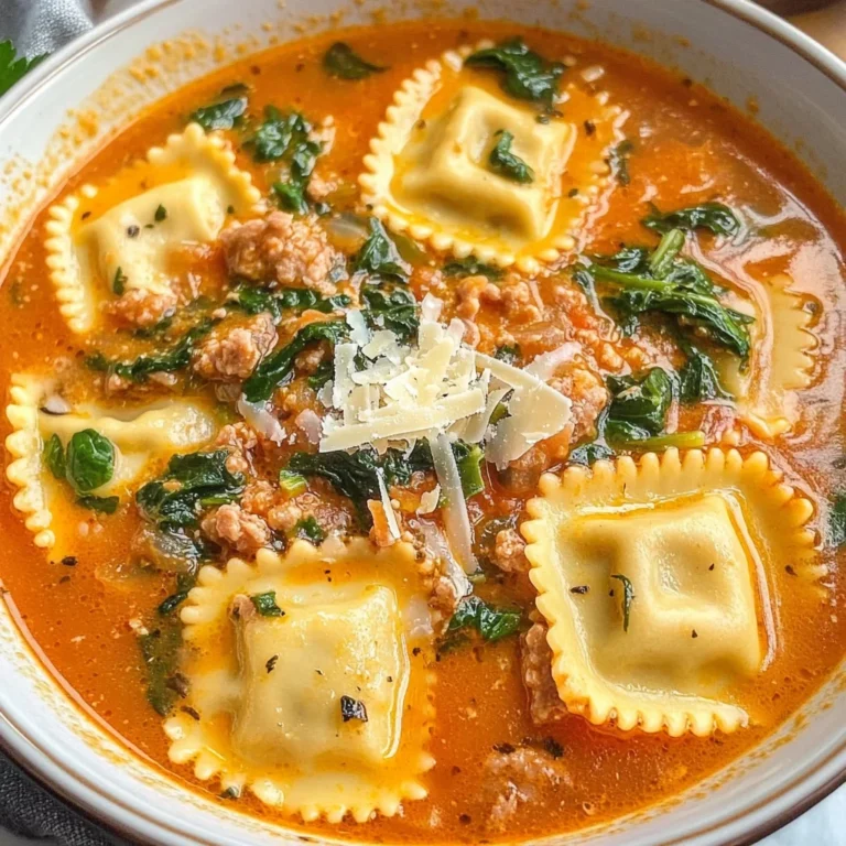 Ravioli Soup