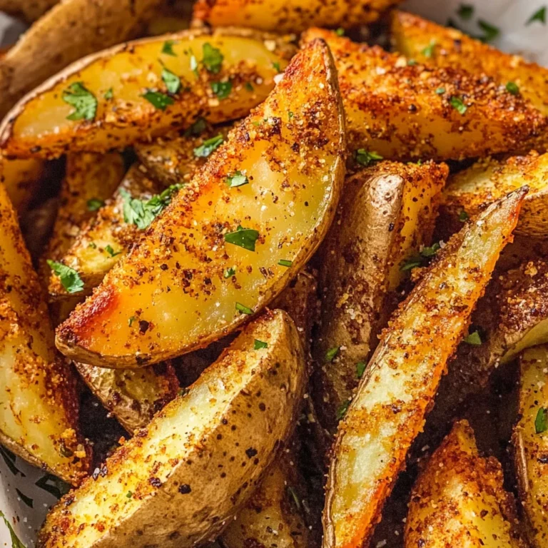Seasoned Baked Potato Wedges