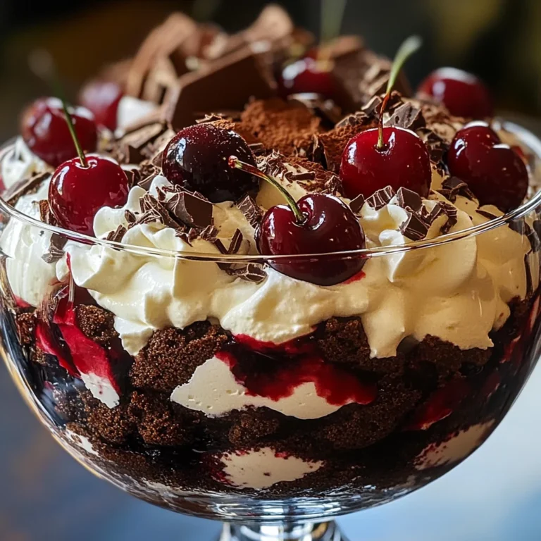 Black Forest Trifle for Christmas