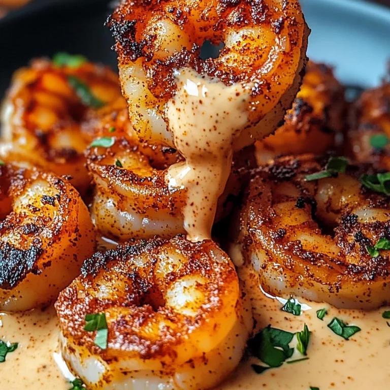 Crispy Cajun Shrimp with Creamy Sauce