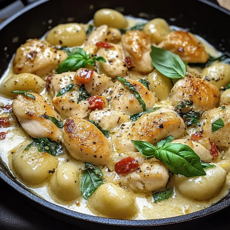 Garlic Chicken Gnocchi Skillet: A 30-Minute Wonder!