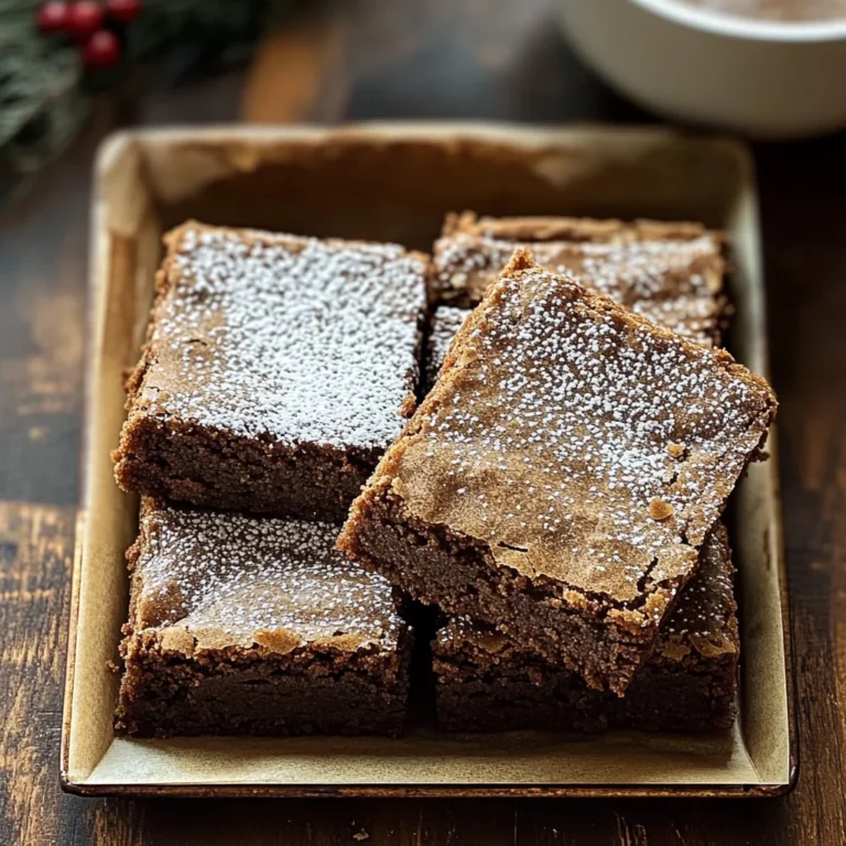 Gingerbread Brownies