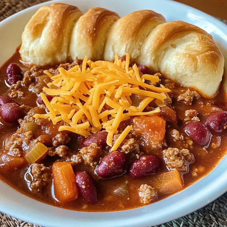 Hillbilly Chili and Cinnamon Rolls