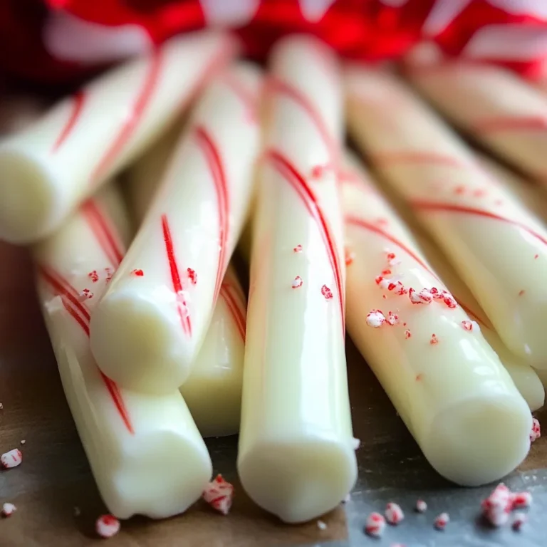 Homemade Christmas Peppermint Sticks