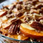 Honey Glazed Sweet Potato & Apple Casserole