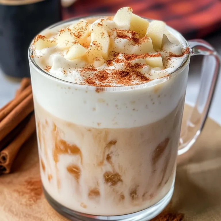 Iced Apple Crisp Cream Chai (Starbucks Copycat)