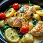 Lemon Chicken Gnocchi: Creamy One-Pot Dinner Delight