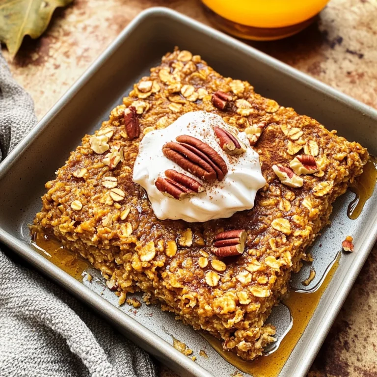 Pumpkin Baked Oatmeal