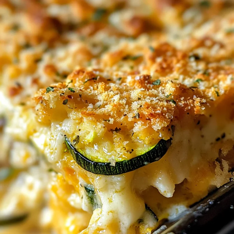 Quick Baked Zucchini Parmesan Casserole