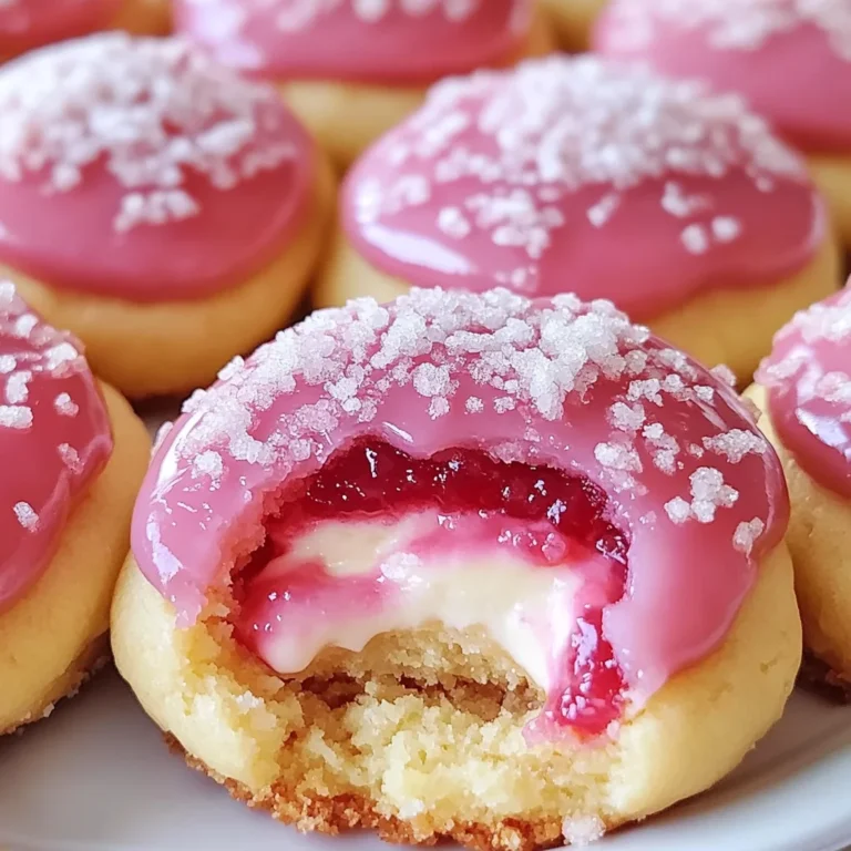 Soft Strawberry Cheesecake Cookies - Sweet & Creamy Bites
