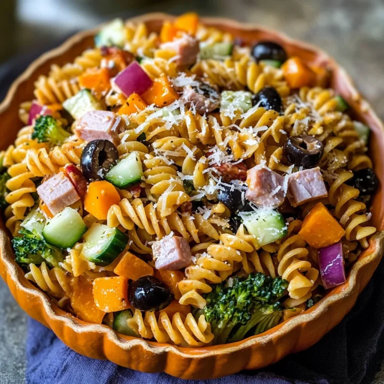 UpChuckin' Pumpkin Loaded Pasta Salad