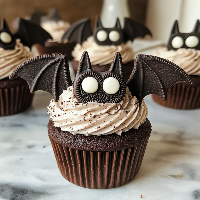 Vegan Oreo Bat Cupcakes